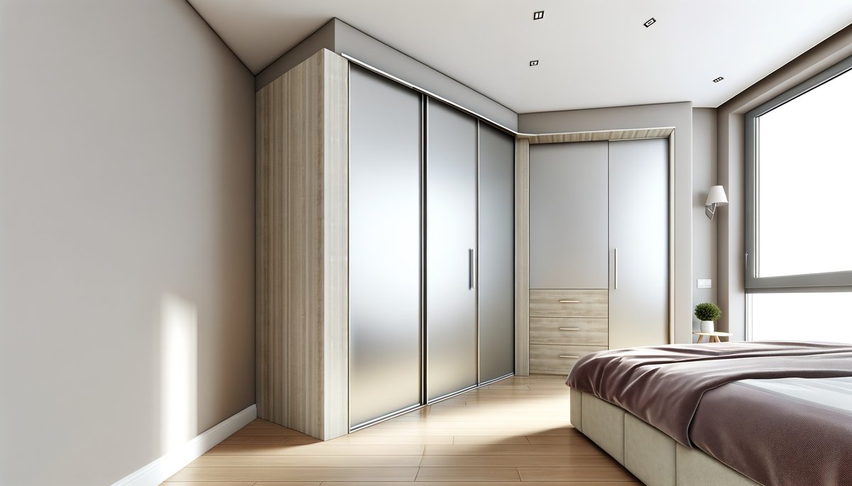 Corner wardrobe design