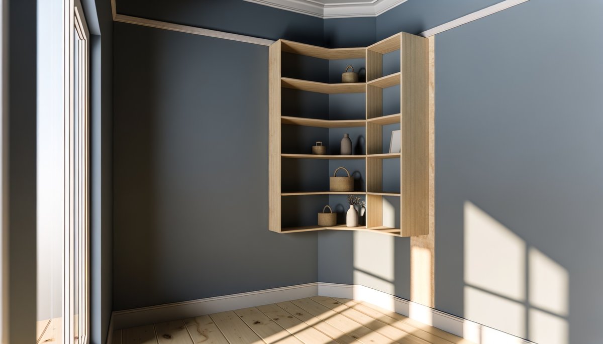 Corner wardrobe design