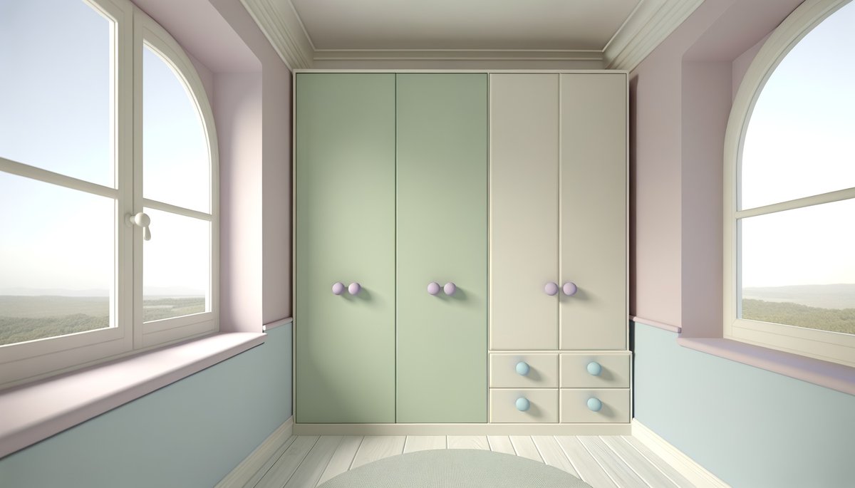 Corner wardrobe design