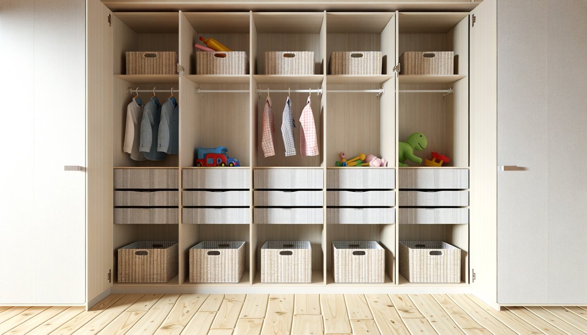 Kids wardrobe design